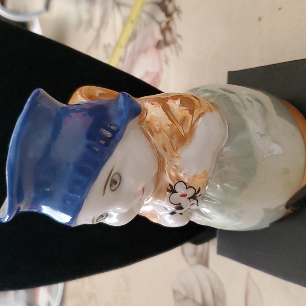 VINTAGE COLD CASTLE HAND PAINTED CREAMER. CHIKUSA.